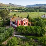 Servicio Profesional Multimedia para hoteles . Vista aérea jardines y Hotel Can Garay.